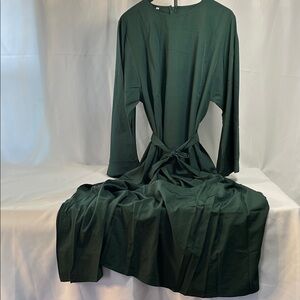 Elegant Dark Green Maxi Dress